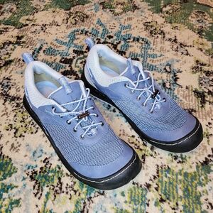 Jambu Sunset Eco Vegan Water Ready Light Blue Denim Colored Sneakers, Size 8.5